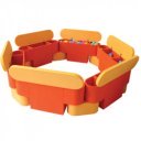 Óvodai 6 részes tároló puha elemekből Amaya