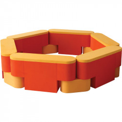 Óvodai 6 részes tároló puha elemekből Amaya Sportszer Amaya