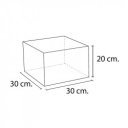 Lakkozott szivacs Amaya téglalap 30x30x20 cm