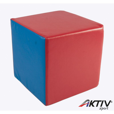 Lakkozott műbőr szivacs Amaya kocka 30 cm