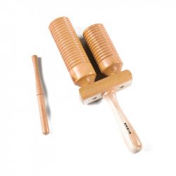 2 hangnemű rovátkált fa hangszer Amaya Sportszer Amaya