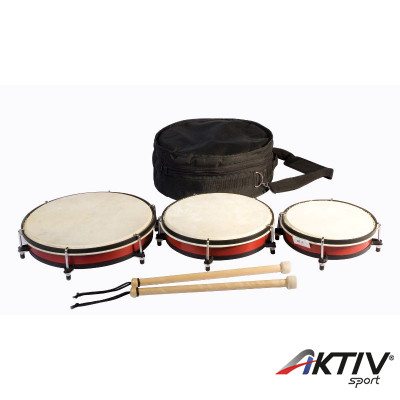 Háromdarabos dobkészlet táskával