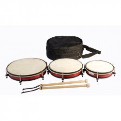 Háromdarabos dobkészlet táskával Sportszer Amaya