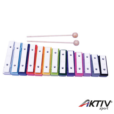 13 db harangjáték xilofon és kottakönyv Amaya