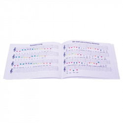 13 db harangjáték xilofon és kottakönyv Amaya