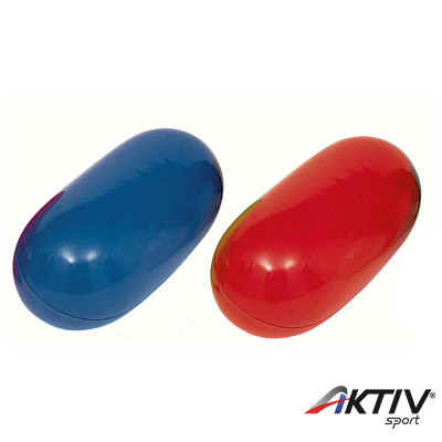 Ovális gimnasztikai labda Amaya 75 cm piros