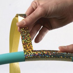 Dekorációs szalag tornakarikára Amaya arany 20 m Sportszer Amaya