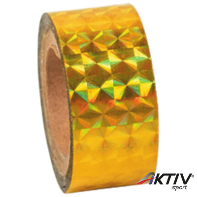 Dekorációs szalag tornakarikára Amaya csillám arany 14 m