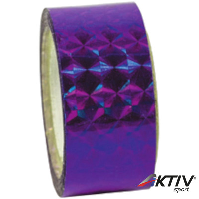 Dekorációs szalag tornakarikára Amaya csillám lila 14 m