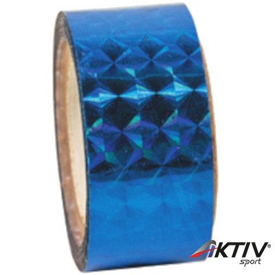 Dekorációs szalag tornakarikára Amaya csillám kék 14 m