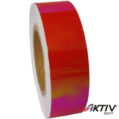 Dekorációs szalag tornakarikára kaméleon piros 14 m