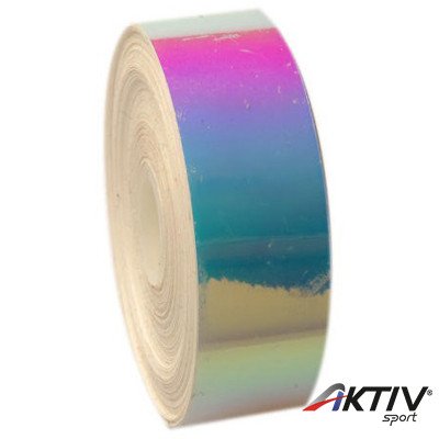 Dekorációs szalag tornakarikára kaméleon ezüst 14 m