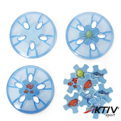 Egyensúlyozó zselés korong vizi állatos betéttel