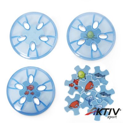 Egyensúlyozó zselés korong vizi állatos betéttel