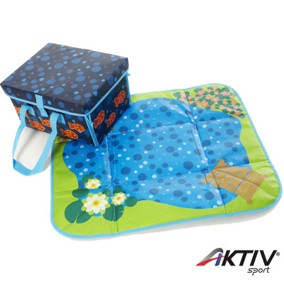 Szőnyeg horgásztó mintával