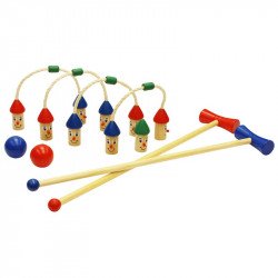 Krokett szett gyerekeknek Sportszer Carromco