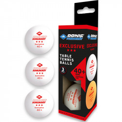 Donic Exclusive ping-pong labda 3 csillagos fehér Sportszer Donic