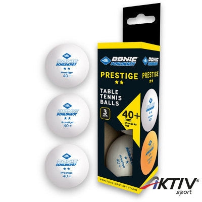 Donic Prestige ping-pong labda 2 csillagos fehér 3 db