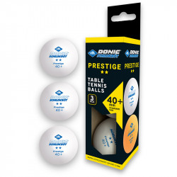 Donic Prestige ping-pong labda 2 csillagos fehér 3 db Sportszer Donic