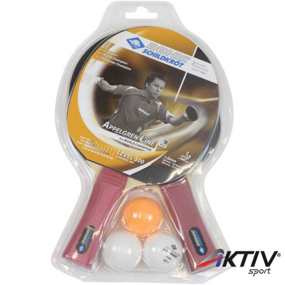 Ping-pong szett Donic Appelgren Line 300 piros nyelű