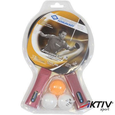 Ping-pong szett Donic Appelgren Line 300 piros nyelű