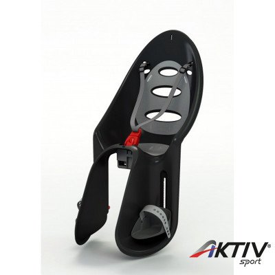 OK Baby Eggy csomagtartóra hátra szerelhető gyermekülés fekete-szürke