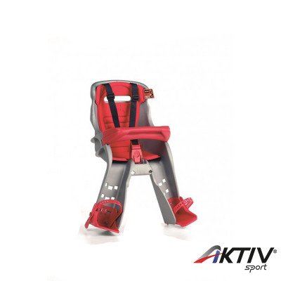 OK Baby Orion előre szerelhető gyermekülés homlokcsőre ezüst-piros