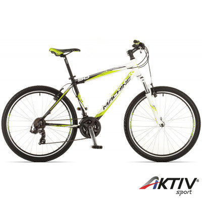 Rock Machine 13 Manhattan 50 férfi 26os MTB kerékpár fekete-fehér-zöld 21,5