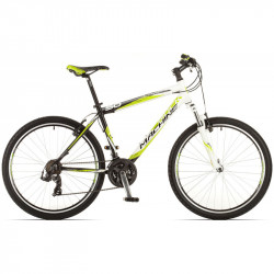 Rock Machine 13 Manhattan 50 férfi 26os MTB kerékpár fekete-fehér-zöld 21,5 26 col - férfi MTB Rock Machine