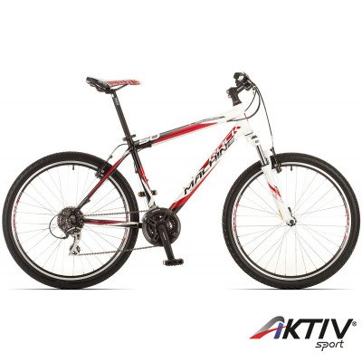 Rock Machine 13 Surge 50 férfi 26-os MTB kerékpár fekete-fehér-piros 21,5