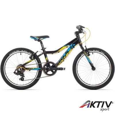 Rock Machine 15 Storm 20 gyermek kerékpár sárga-fekete vázméret: 10