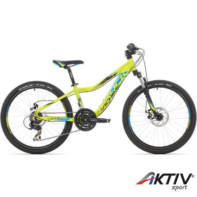 Rock Machine 15 Storm 24 gyermek kerékpár sárga-fekete vázméret: 12