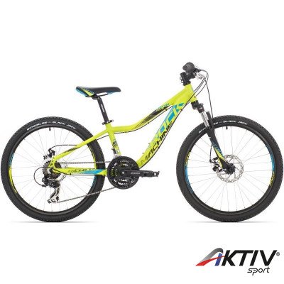 Rock Machine 15 Storm 24 gyermek kerékpár sárga-fekete vázméret: 12