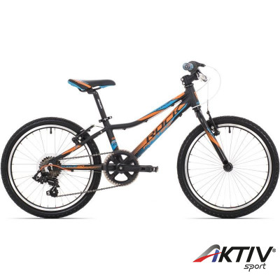 Rock Machine 15 Surge 20 gyermek kerékpár fekete-narancs vázméret: 10