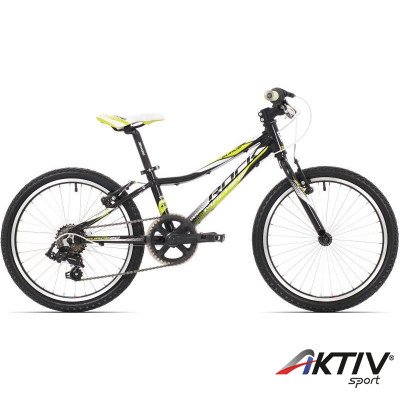 Rock Machine 15 Surge 20 gyermek kerékpár fekete-zöld vázméret: 10