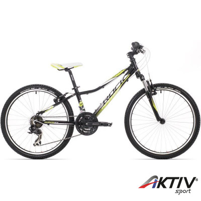 Rock Machine 15 Surge 24 gyermek kerékpár fekete-zöld vázméret: 12