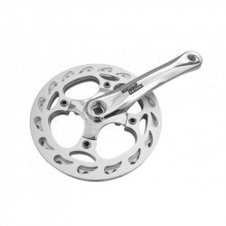 Sturmey Archer FCS75 dupla láncvédős négyszögtengelyes hajtómű [ezüst, 44T] Hajtómű Sturmey Archer