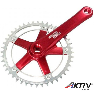 Sturmey Archer FCT62 SingleSpeed/Fixie négyszögtengelyes hajtómű bordó-ezüst