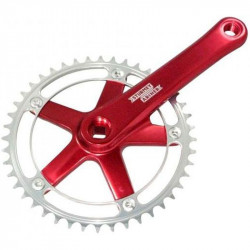 Sturmey Archer FCT62 SingleSpeed/Fixie négyszögtengelyes hajtómű bordó-ezüst Hajtómű Sturmey Archer