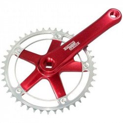 Sturmey Archer FCT62 SingleSpeed/Fixie négyszögtengelyes hajtómű bordó-ezüst Hajtómű Sturmey Archer