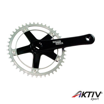 Sturmey Archer FCT62 SingleSpeed/Fixie négyszögtengelyes hajtómű fekete-ezüst