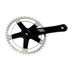 Sturmey Archer FCT62 SingleSpeed/Fixie négyszögtengelyes hajtómű fekete-ezüst Hajtómű Sturmey Archer