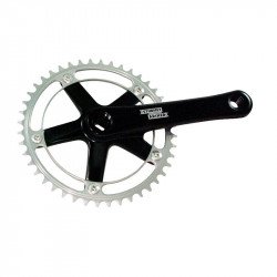 Sturmey Archer FCT62 SingleSpeed/Fixie négyszögtengelyes hajtómű fekete-ezüst Hajtómű Sturmey Archer