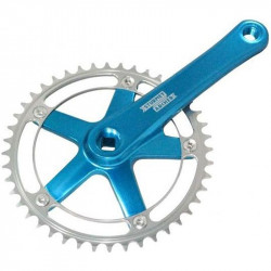 Sturmey Archer FCT62 SingleSpeed/Fixie négyszögtengelyes hajtómű kék-ezüst Hajtómű Sturmey Archer