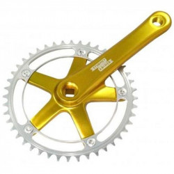 Sturmey Archer FCT64 SingleSpeed/Fixie négyszögtengelyes hajtómű arany-ezüst Hajtómű Sturmey Archer