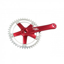 Sturmey Archer FCT64 SingleSpeed/Fixie négyszögtengelyes hajtómű bordó-ezüst Hajtómű Sturmey Archer