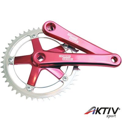 Sturmey Archer FCT66 SingleSpeed/Fixie négyszögtengelyes hajtómű bordó-ezüst