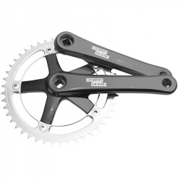 Sturmey Archer FCT66 SingleSpeed/Fixie négyszögtengelyes hajtómű fekete-ezüst Hajtómű Sturmey Archer