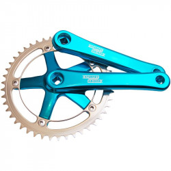 Sturmey Archer FCT66 SingleSpeed/Fixie négyszögtengelyes hajtómű kék-ezüst Hajtómű Sturmey Archer