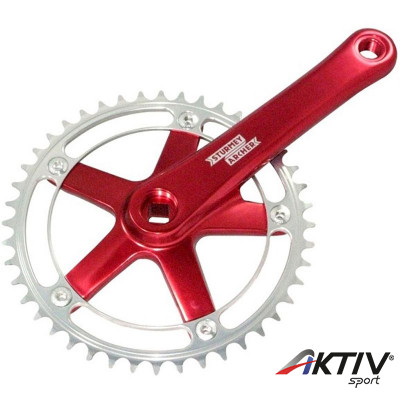 Sturmey Archer FCT68 SingleSpeed/Fixie négyszögtengelyes hajtómű bordó-ezüst